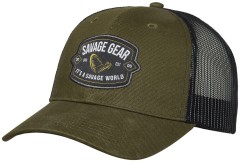 Šiltovka Savage Gear Badge Trucker Cap Green