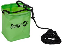 Skládací Kbelík Sensas EVA s Provázkem 5m
