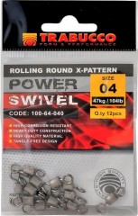Snažna Vrtilica Trabucco Rolling Round X-Pattern 12kom