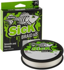 Šnúra Berkley Sick Braid x8 White Šnúra Berkley Sick Braid x8 White