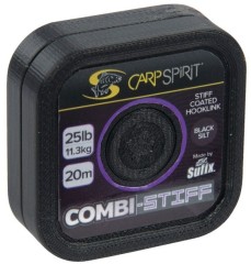 Šňůra Carp Spirit Combi Stiff Coated Braid Black Silt 20m