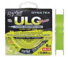Šňůra Rapture Dyna-Tex Ulg Finesse Lime 100m Šňůra Rapture Dyna-Tex Ulg Finesse Lime 100m