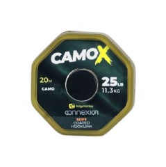 Šňůra RidgeMonkey Connexion CamoX Coated Hooklink 25lb 20m Šňůra RidgeMonkey Connexion CamoX Coated Hooklink 25lb 20m