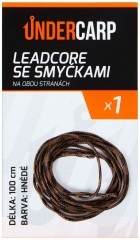 Šnura s olovnim jezgrom UnderCarp Leadcore 45lb 1m Smeđa