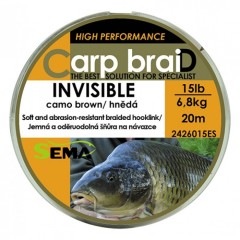 Šnura Sema Invisible Smeđa 20m