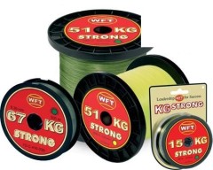 Šnúra WFT KG Strong 300m Zelená 0,25mm/39,00kg Šnúra WFT KG Strong 300m Zelená 0,25mm/39,00kg