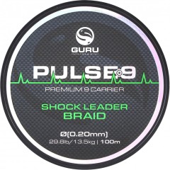 Šoková Šňůra Guru Pulse9 Shockleader Braid 0,20mm 150m