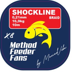 Šokovna Špula Method Feeder Fans Shockline X8 MFF 0,219mm 10m Šokovna Špula Method Feeder Fans Shockline X8 MFF 0,219mm 10m
