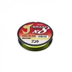 Spletaná Šnúra Daiwa J-Braid Grand X8E Chartreuse 135m