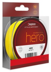 Splétaná Šňůra Delphin Hero 4 Fluo Žlutá