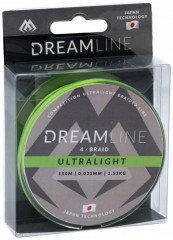 Spletaná Šnúra Mikado Dreamline Fluo Green PE4 150m Spletaná Šnúra Mikado Dreamline Fluo Green PE4 150m