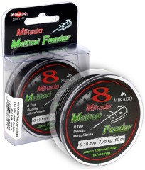 Spletaná Šnúra Mikado Octa Method Feeder 0,14mm/10,15kg/10m Čierna