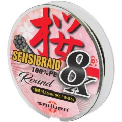 Splétaná Šnůra Sakura Sensibraid 8X 150m Splétaná Šnůra Sakura Sensibraid 8X 150m