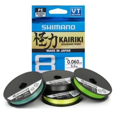 Splétana Šňůra Shimano Kairiki 8 Zelena 150m