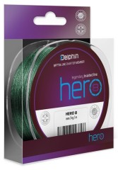 Splietané Šnúra Delphin Hero 8 Zelená Splietané Šnúra Delphin Hero 8 Zelená