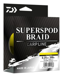 Splretána Šnura Daiwa Superspod Braid 0,25mm/14,40kg/300m Splretána Šnura Daiwa Superspod Braid 0,25mm/14,40kg/300m