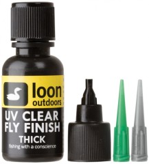 Sredstvo za vezanje muha Loon Outdoors UV Clear Fly Finish Thick 0,5oz