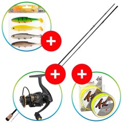 Štap Mikado Sensual N.G. Medium Spin 2,44m 5-30gr + Rola + Šňůra + Nástrahy