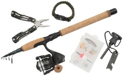 Štap + Rola Abu Garcia Diplomat Wilderness TE70L Survival Combo 2,13m 2-10gr 2000