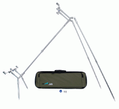 Stojan Rodpod Summittackle Colosseum EURO za 3 Štapa Nehrđajući čelik