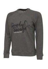 Sveter Savage Gear Simply Savage Sweater Melange Grey Veľkosť S