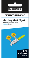 Svjetlo za vrh Zebco Trophy Battery Bell Light 1.5mm-4mm Zelena