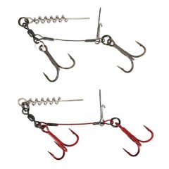 Systém pro Nástrahu Savage Gear Carbon49 Corkscrew Double Stinger