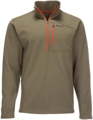 Termo Mikina Simms Thermal 1/4 Zip Top Dark Stone