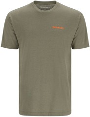 Tičko Simms Bass Outline T-Shirt Millitary Heather