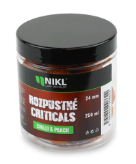 Topiva Boilies Nikl Criticals Chilli & Peach 250ml