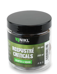 Topiva Boilies Nikl Criticals Scopex & Squid 250ml