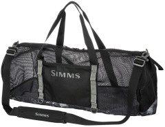 Torba za transport Simms Challenger Mesh Duffel 60l Hex Flo Camo Carbon