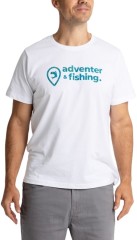 Tričko Adventer & Fishing Krátky Rukáv White & Bluefin