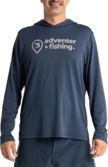 Tričko Adventer & Fishing UV Hoodie Original Adventer