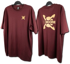 Tričko CCMoore Burgundy T-Shirt