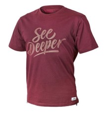 Tričko Fortis Eyewear See Deeper Burgundy