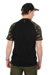 Tričko Fox Black/Camo Raglan T-Shirt