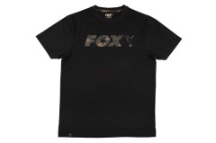 Tričko Fox Chest Print Black/Camo Veličina XXXL