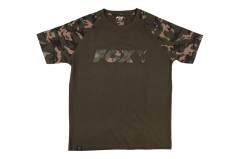 Tričko Fox Chest Print Black/Camo