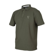 Tričko Fox Collection Green/Silver Polo Shirt Veličina L
