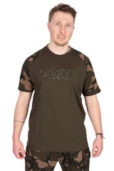 Tričko Fox Khaki/Camo Outline T-Shirt Veličina M