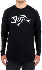 Tričko G. Loomis LS RS CTN Long Sleeve Tech Tee Crna