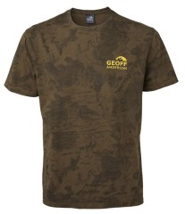 Tričko Geoff Anderson Organic Tee Leaf Oranžové Logo