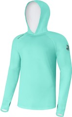 Tričko Giants Fishing Funkční s Dlouhým Rukávem UV50+ Hoodie Blue
