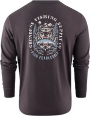 Tričko Grundéns Bear Essentials LS T-Shirt Black
