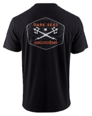 Tričko Grundéns Dark Seas X Grundéns Deploy SS T-Shirt Black