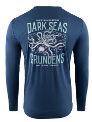 Tričko Grundéns Dark Seas X Grundéns Great Depths LS Tech Tee