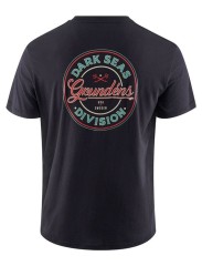 Tričko Grundéns Dark Seas X Grundens Instinctive SS T-Shirt Crno