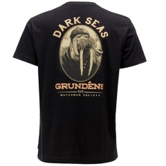 Tričko Grundéns Dark Seas X Seaworthy SS T-Shirt Crna