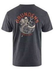 Tričko Grundéns Dead Reckoning SS T-Shirt Heather Charcoal